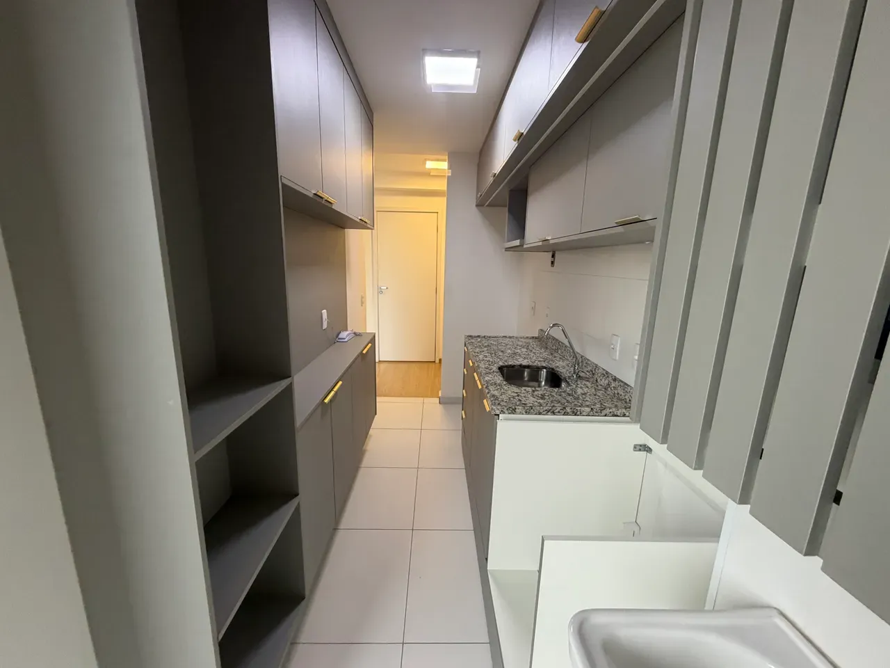 Wood or laminate floors in a 3-bedroom apartment, 69 m² — photo 10