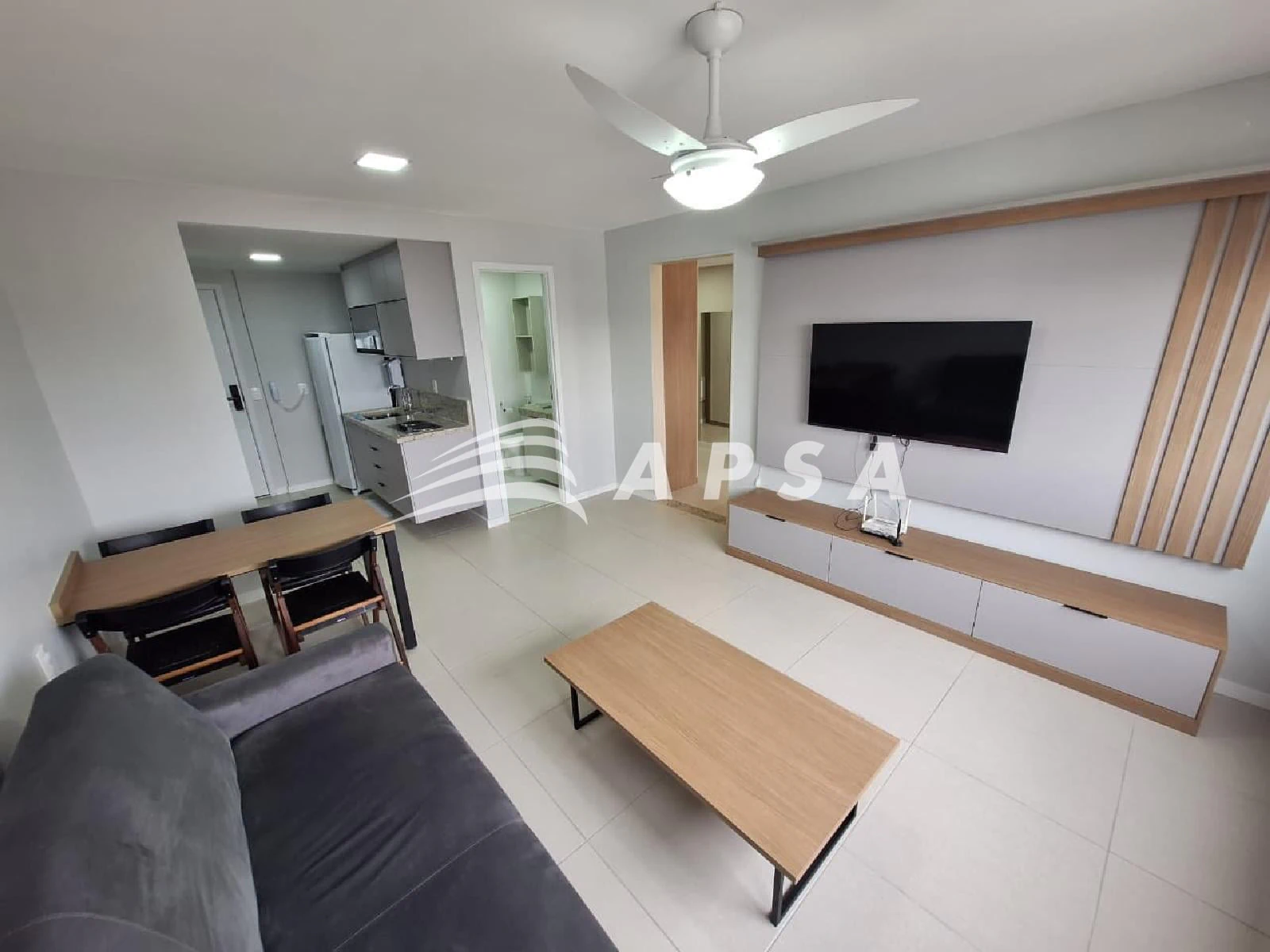 Furnished 1-bedroom apartment with open-plan kitchen 64 m² — photo 12