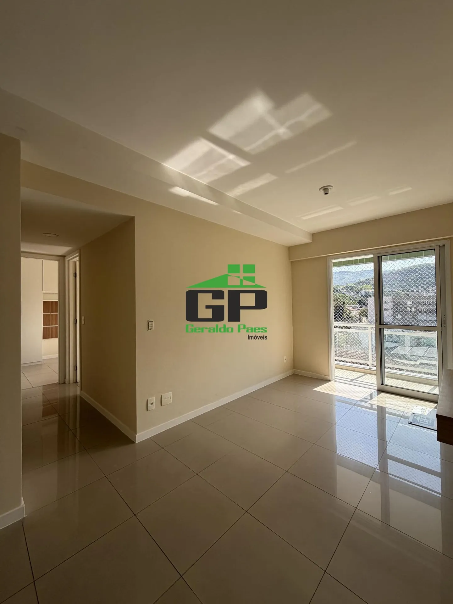 2-bedroom apartment in a building with a gym
