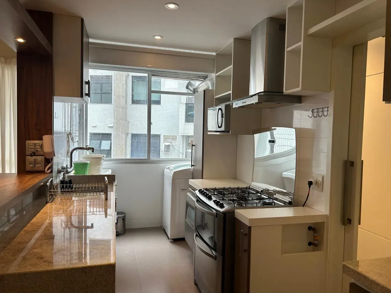 Apartment on the 7th floor with a washing machine — photo 11