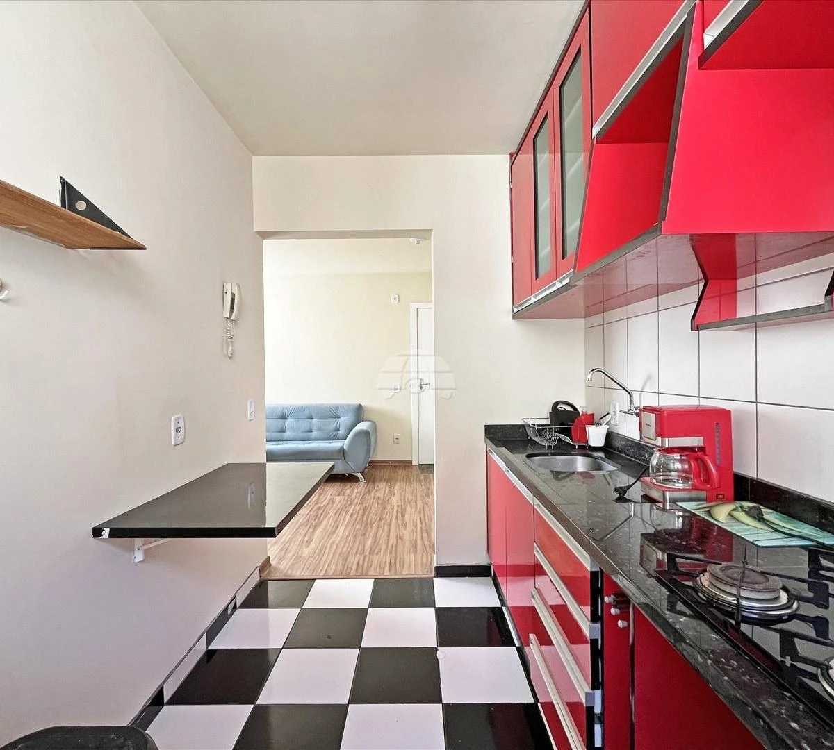 47 m² apartment with a washing machine and a home office — photo 7