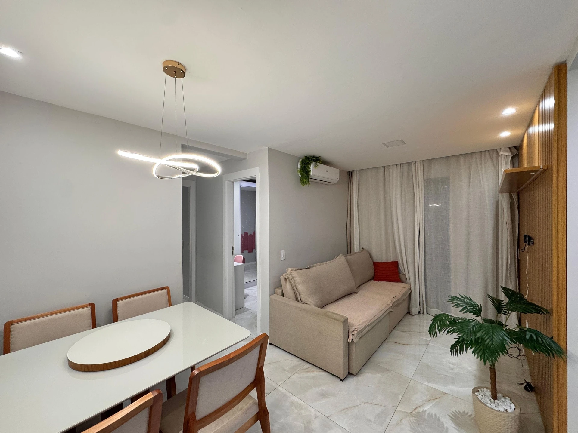 Home office in a 2-bedroom apartment, 58 m² — photo 5