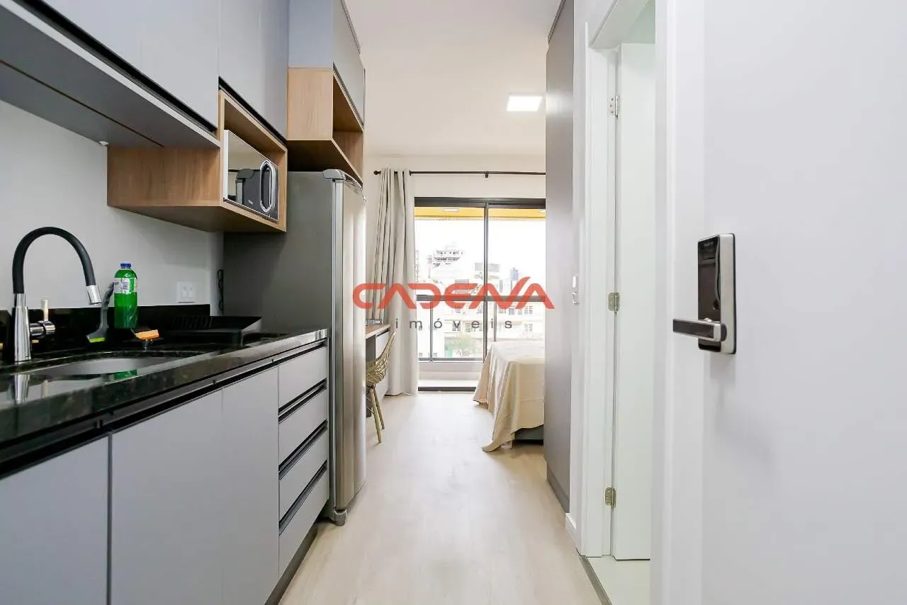 Studio de 39 m² com sacada, cozinha americana e sem vaga — photo 18