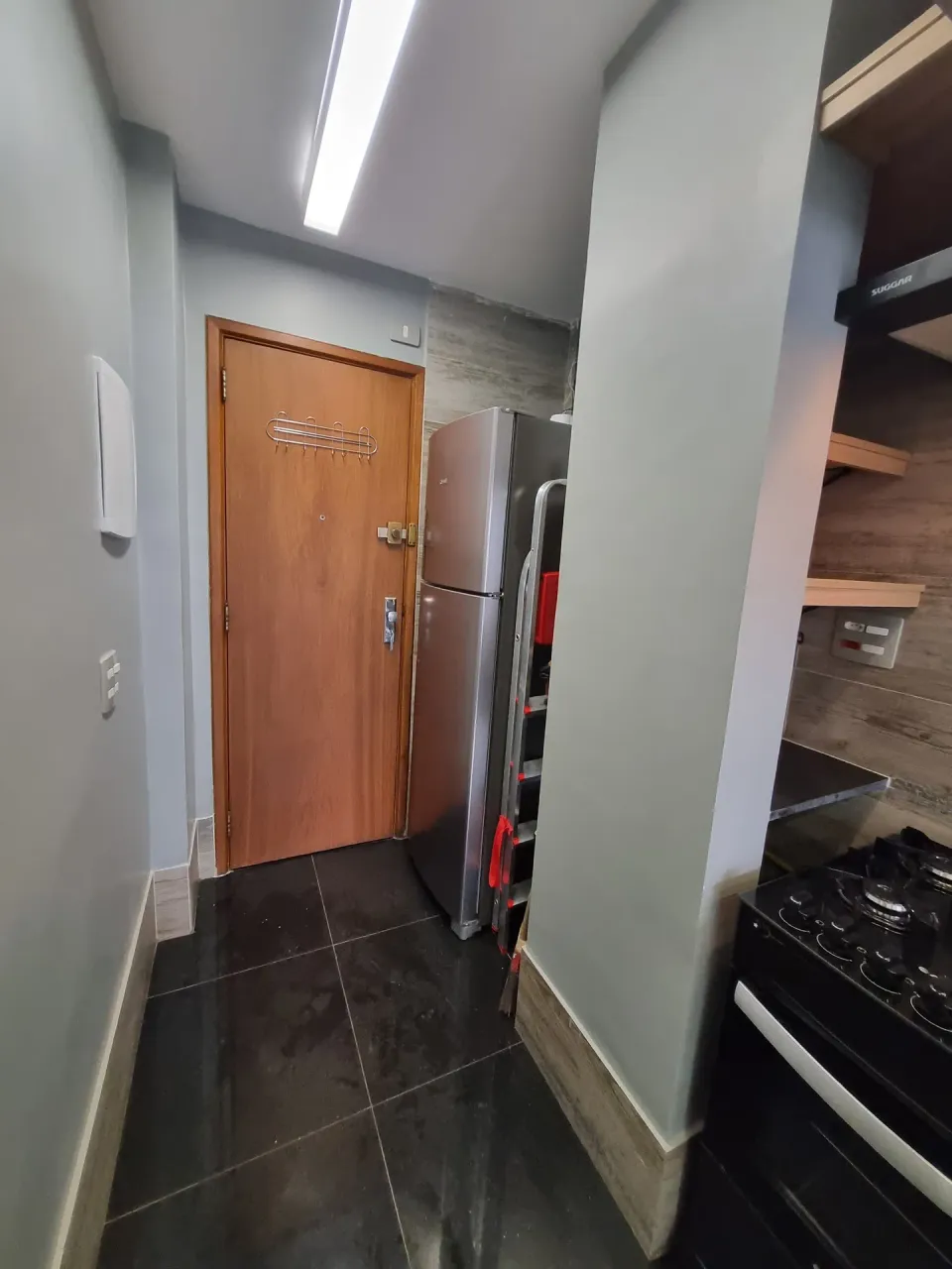 Loft mobiliado com 1 dormitório e cozinha compacta — photo 11