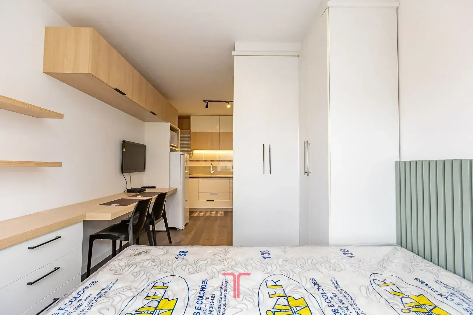 Furnished 33 m² apartment with 1 bedroom and 1 bathroom