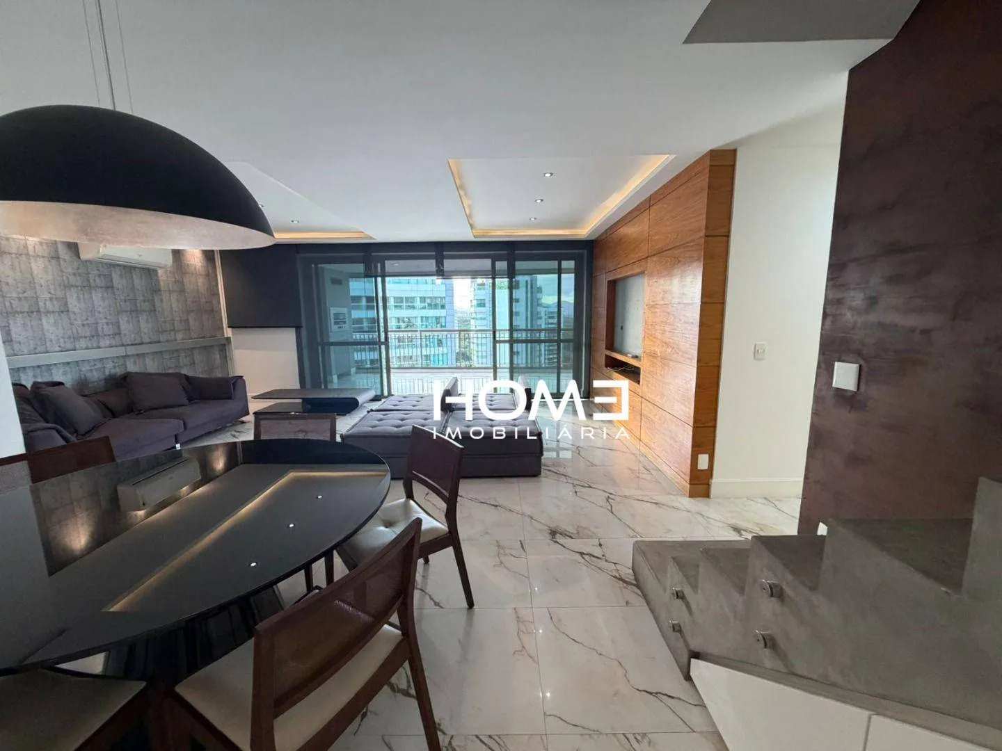 Furnished apartment, 365 m², with floor-to-ceiling windows — photo 21