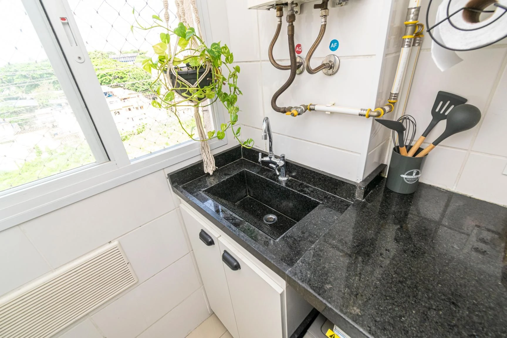 Furnished apartment, 35 m², with a washing machine — photo 33