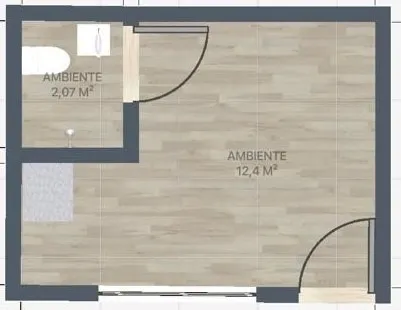 One-bedroom house, 15 m² — photo 18