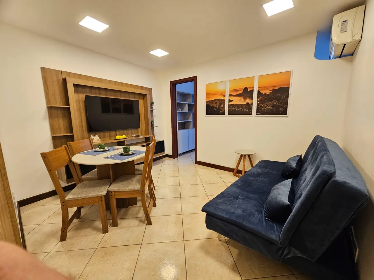 Apartamento amueblado con 1 dormitorio y sin parking
