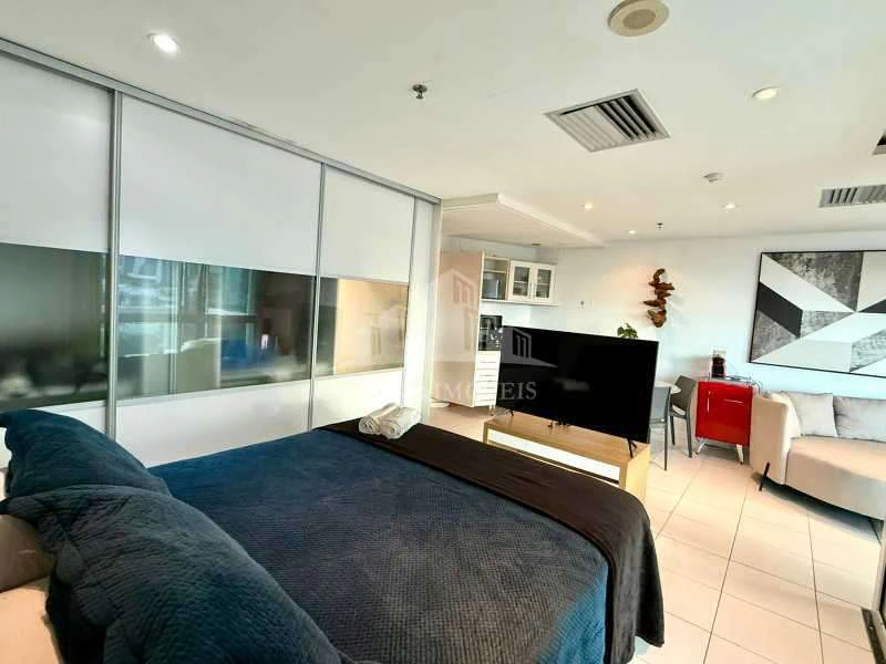 Apartamento mobiliado com cozinha americana e varanda — photo 15