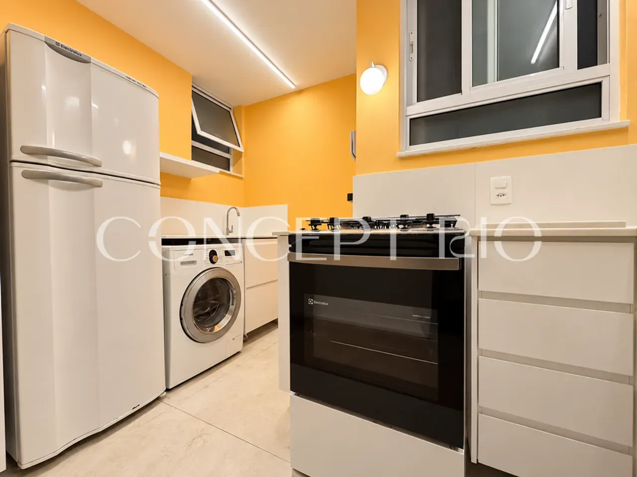 1 quarto e máquina de lavar: apartamento de 50 m²