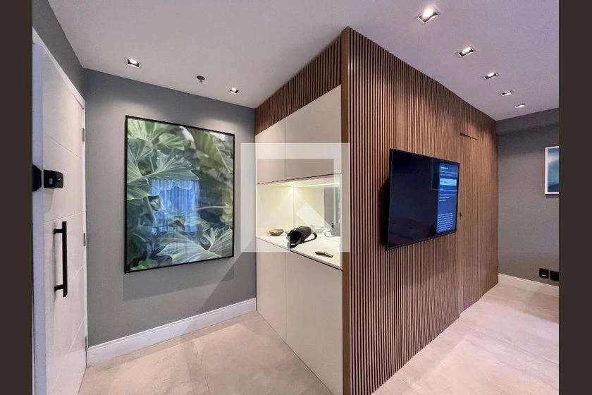 Apartamento mobiliado de 1 quarto em condomínio com academia — photo 21