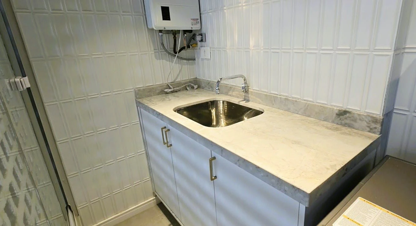 2-bedroom apartment with a washing machine in Curitiba — photo 24
