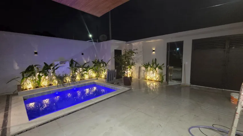 Furnished house with 3 bedrooms and an open-plan kitchen — photo 19