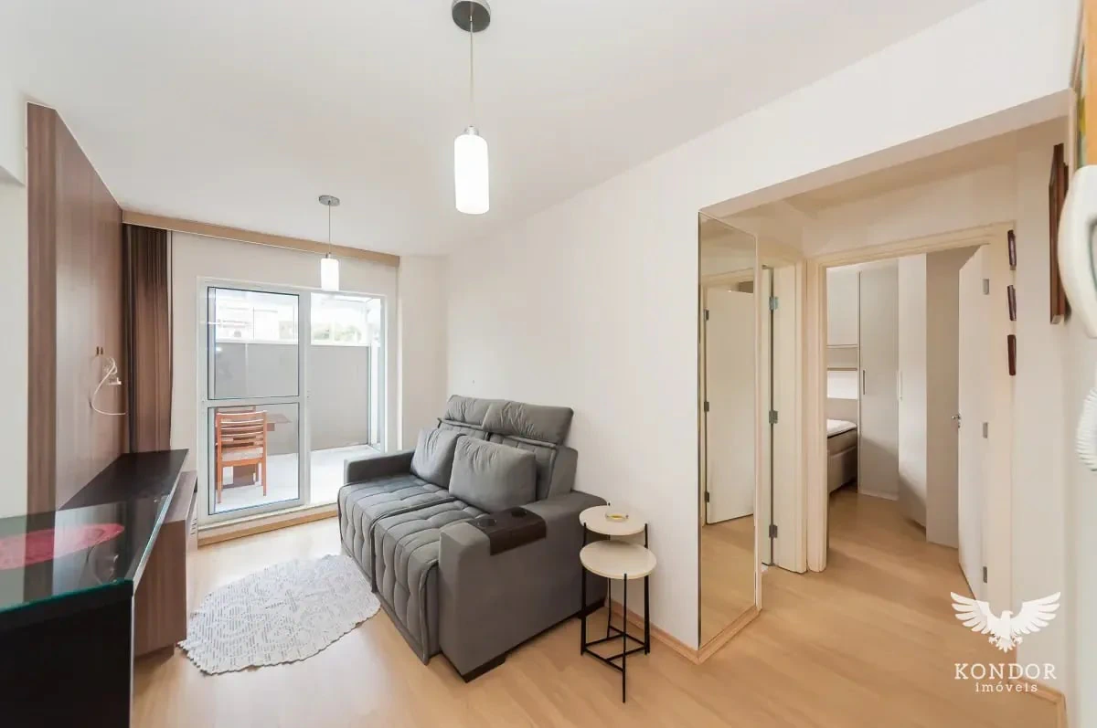 One-bedroom apartment with a washing machine in Curitiba — photo 14