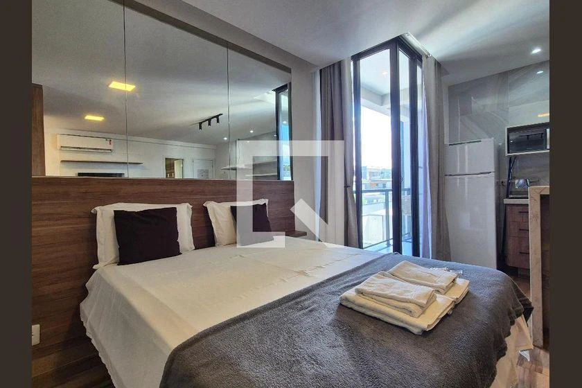Apartamento de 1 quarto com churrasqueira na varanda — photo 17