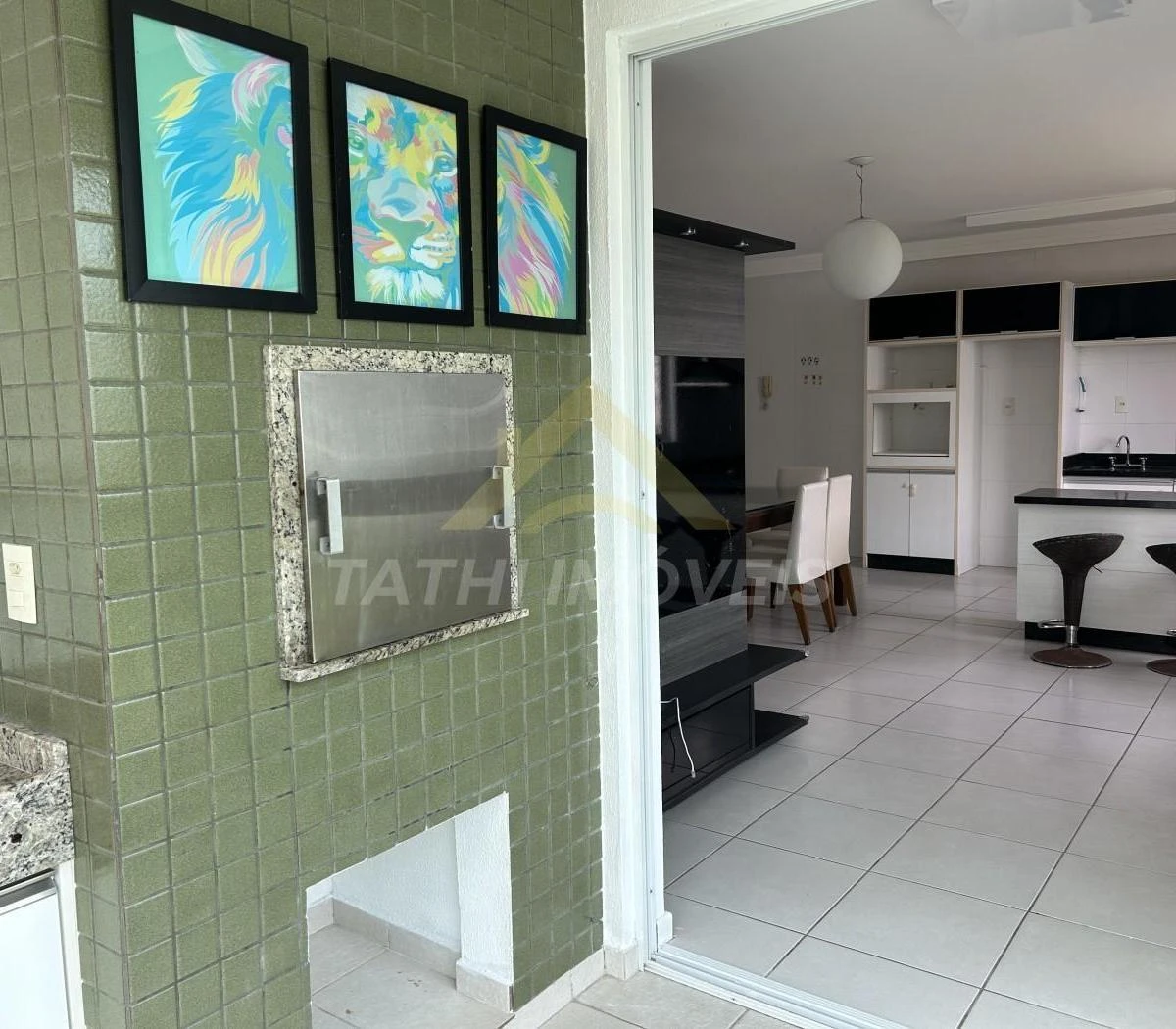 Furnished apartment, 86 m², with a grill on the balcony — photo 17