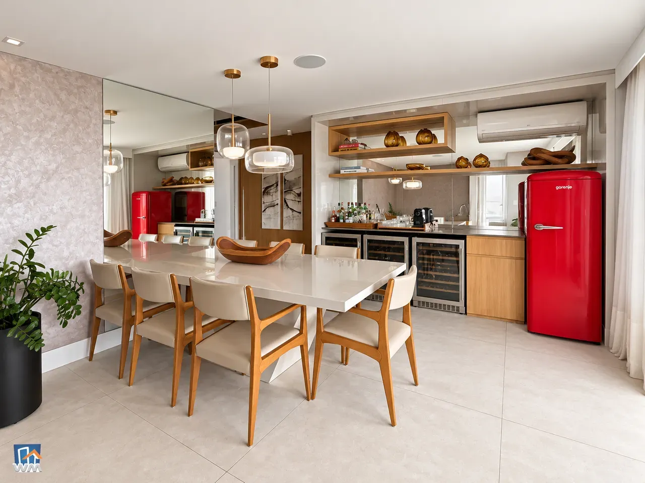 Apartment on the 30th floor with a dishwasher — photo 8