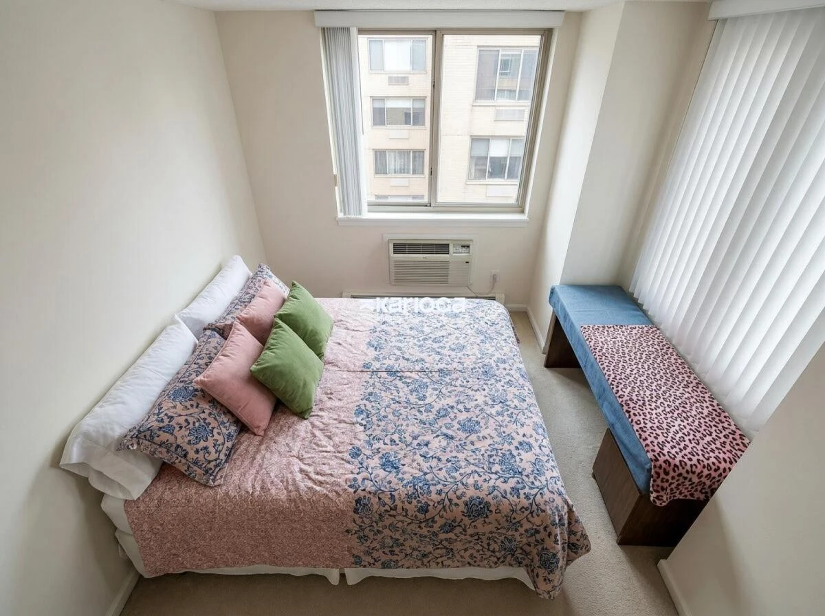 Glass-enclosed balcony in a one-bedroom apartment, 52 m² — photo 4