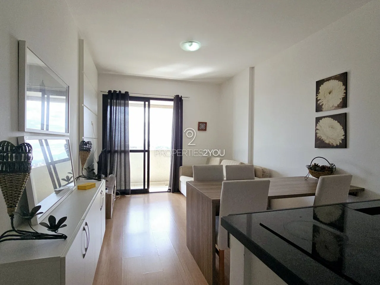 Furnished apartment with a balcony and built-in grill — photo 16