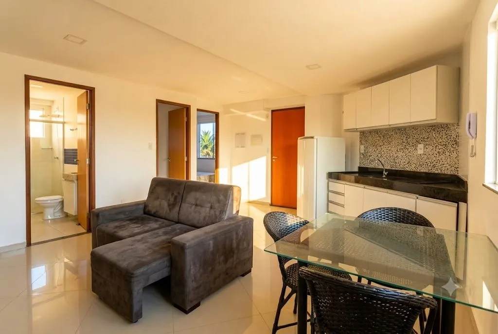 25 m² apartment with balcony and water view — photo 2