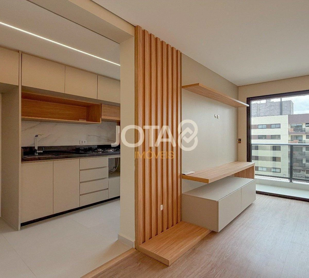 Furnished apartment with 1 parking spot and open-plan kitchen — photo 41