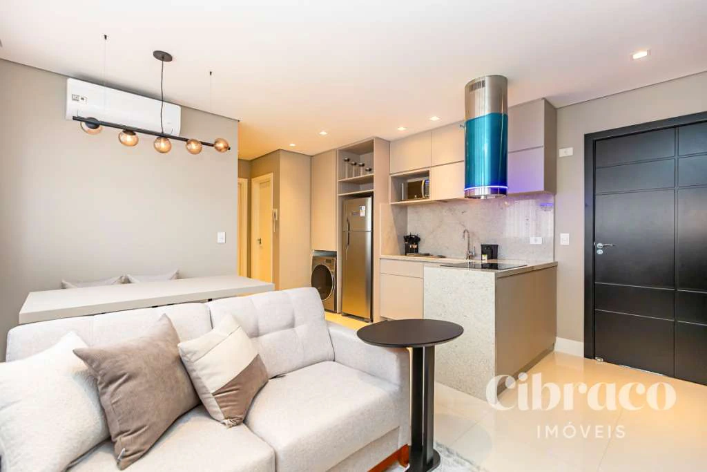 Furnished 59.34 m² apartment with open-plan kitchen