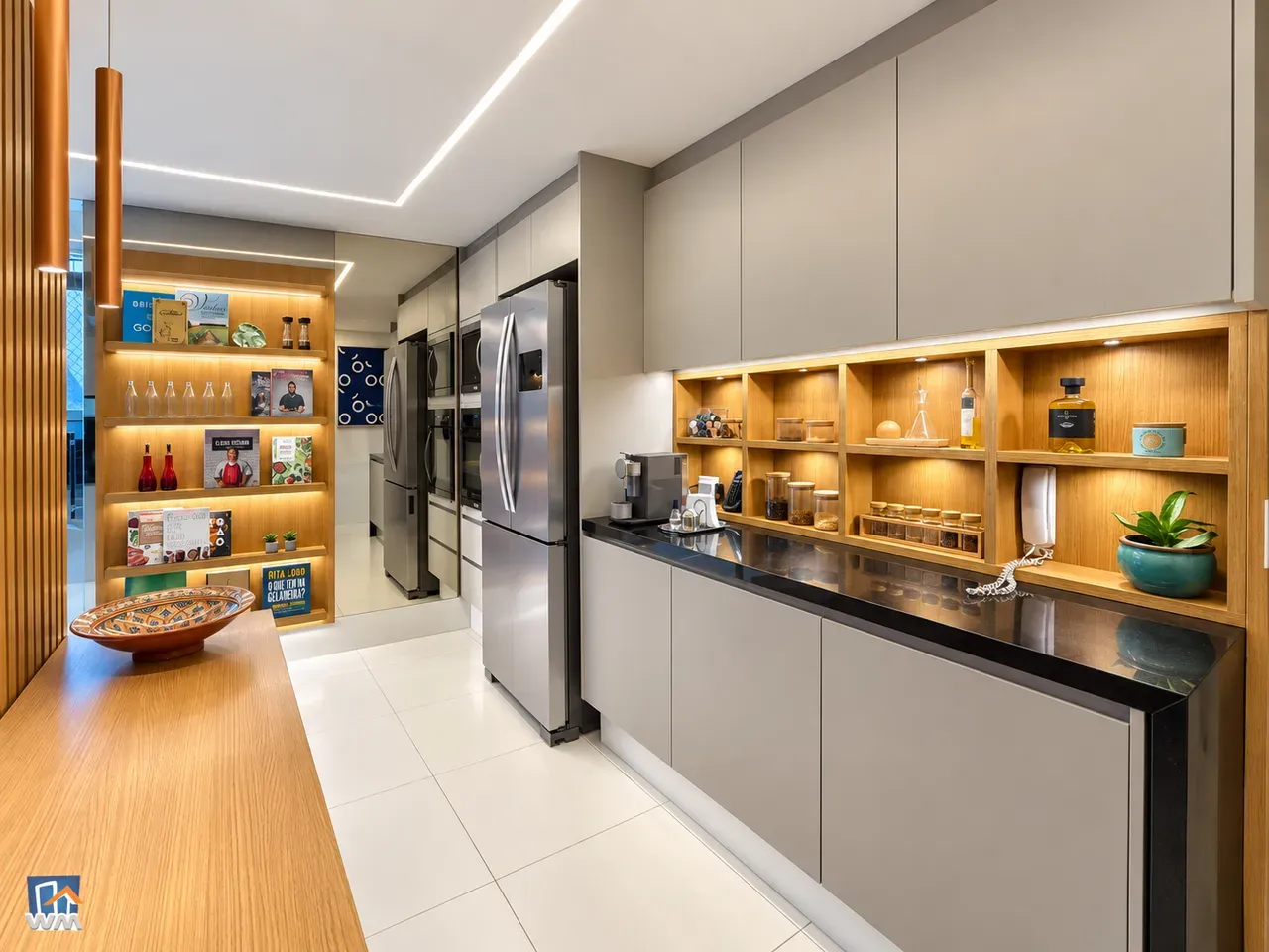Apartment on the 30th floor with a dishwasher — photo 22