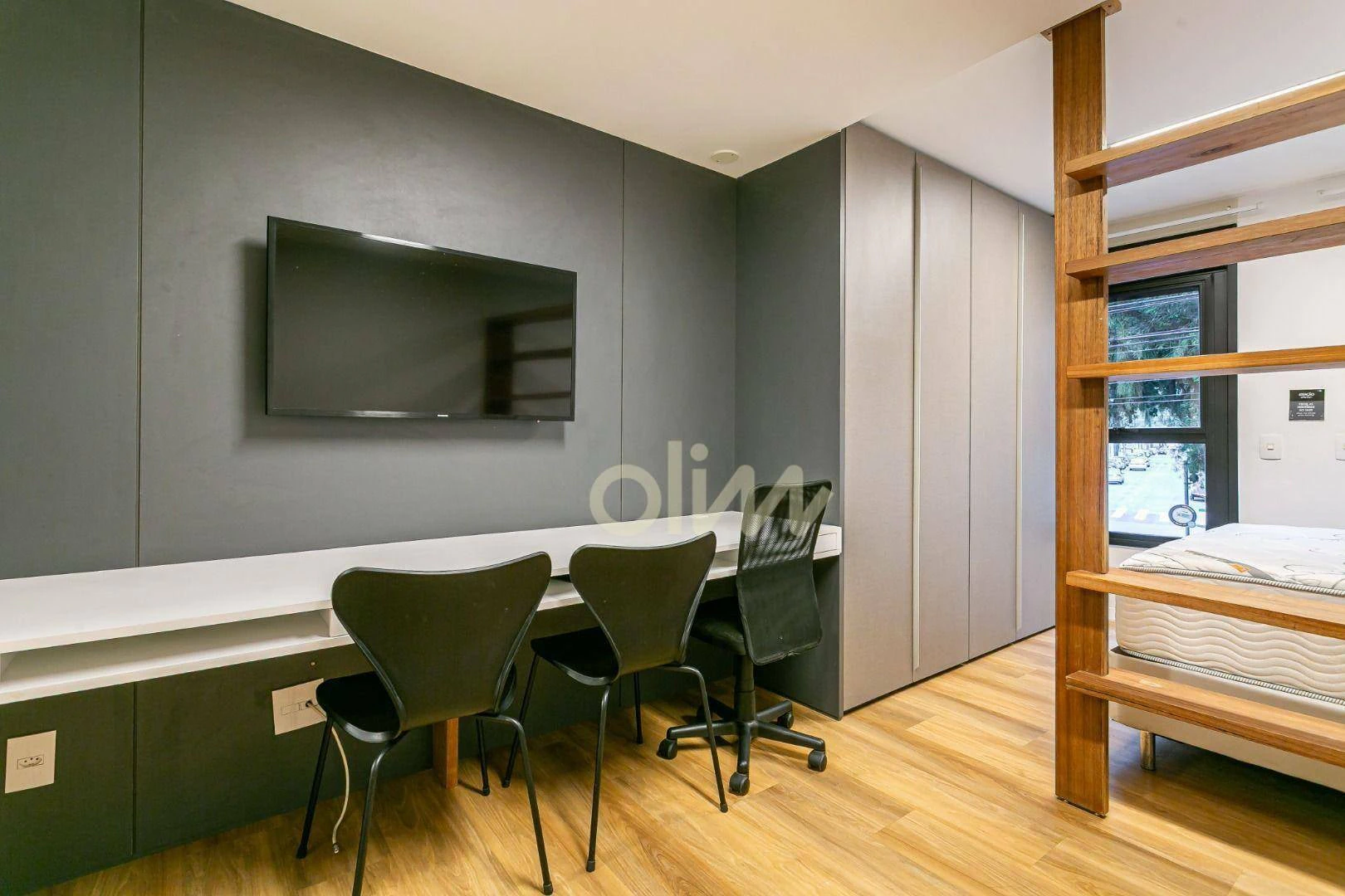 Studio mobiliado com cozinha aberta e 1 quarto suíte — photo 5