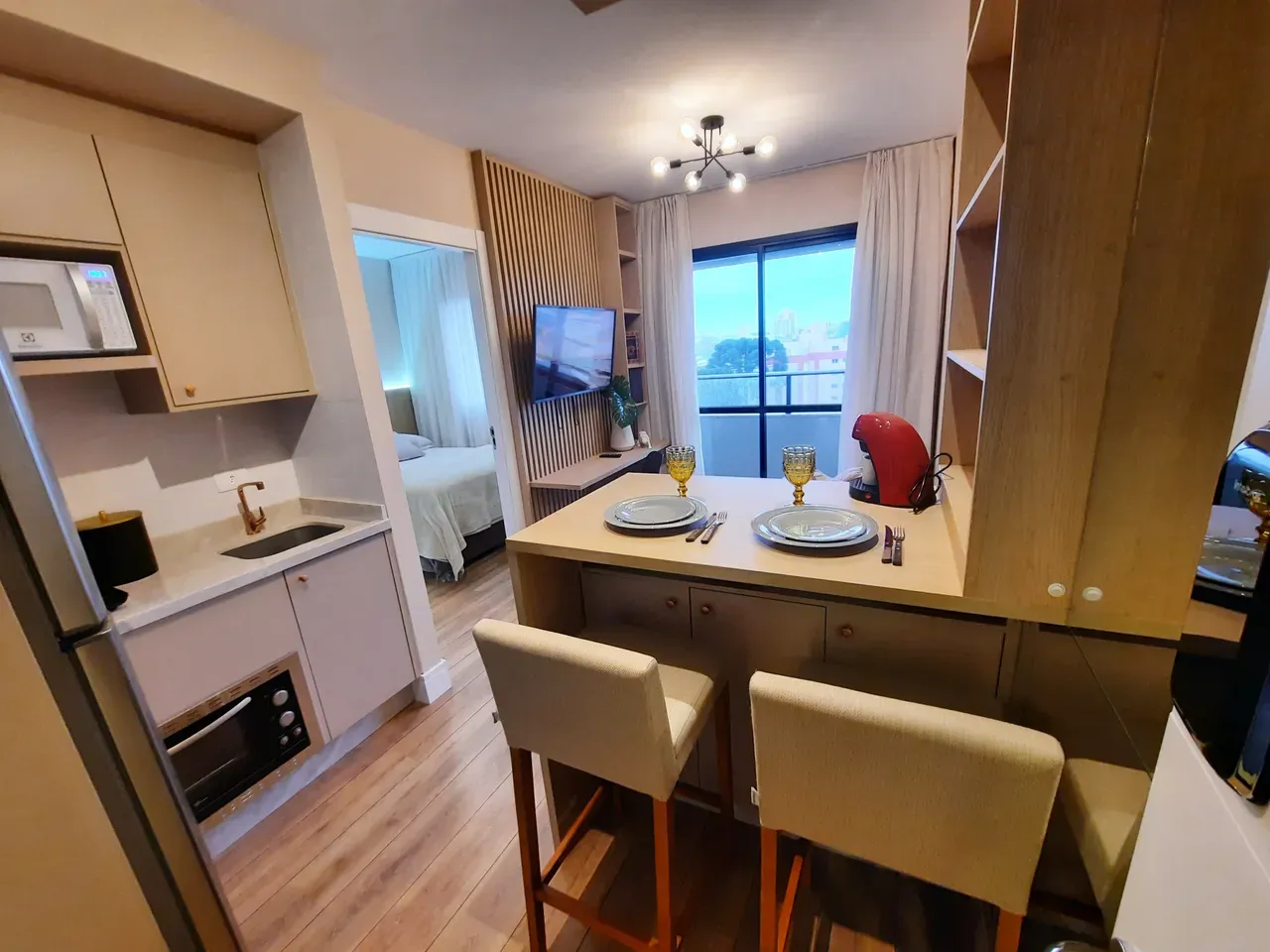 Робоче місце та 1 спальня: квартира 28 м² — photo 5