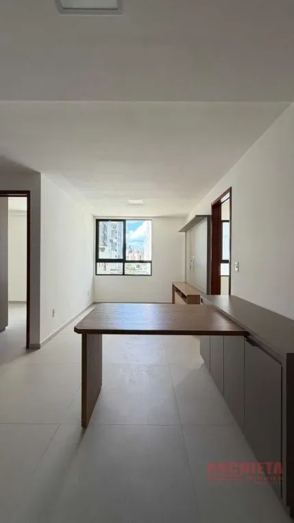 Unfurnished 2-bedroom apartment with open-plan kitchen