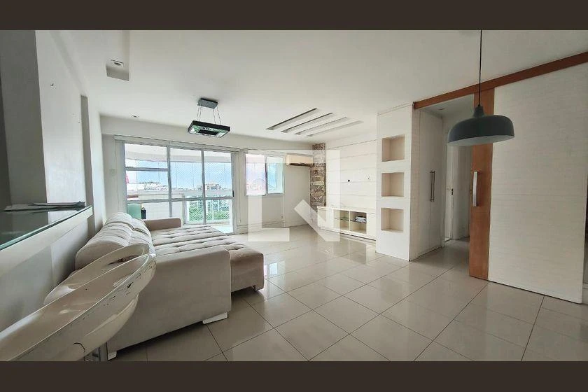2-bedroom apartment in a building with a gym