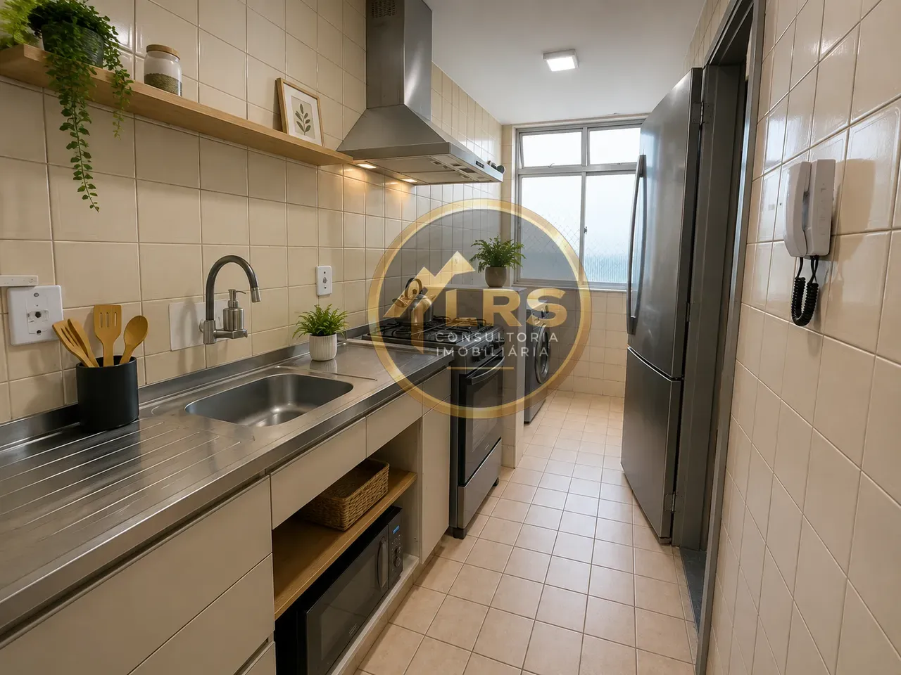 Apartamento mobiliado de 2 quartos no 8º andar, 46 m² — photo 3