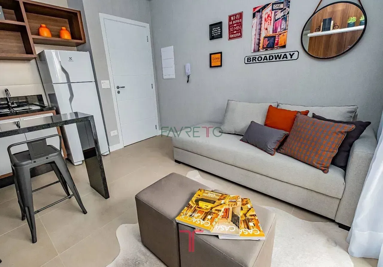 Furnished 1-bedroom apartment with 34 m² and balcony — photo 7