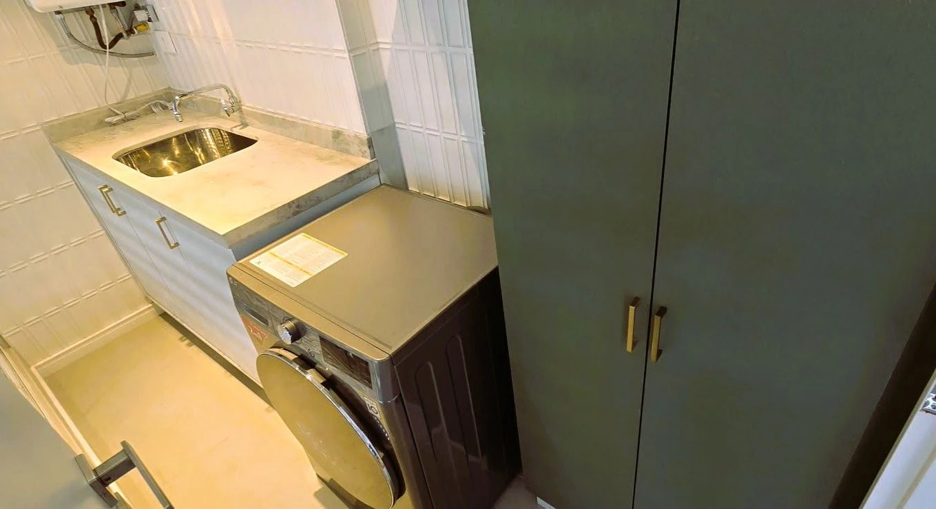 2-bedroom apartment with a washing machine in Curitiba — photo 15