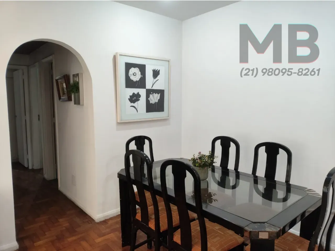Furnished apartment, 84 m², with a washing machine — photo 8