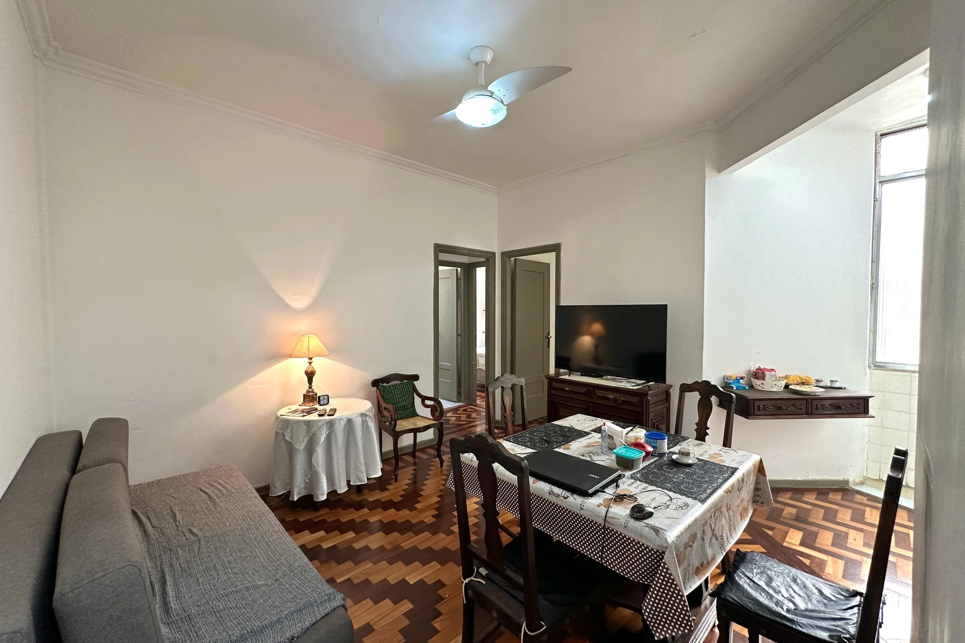 Furnished apartment with 3 bedrooms and a balcony