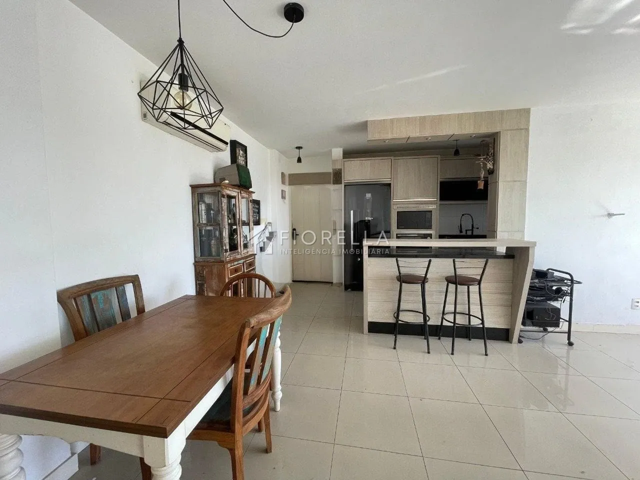 2-bedroom apartment in a building with a gym