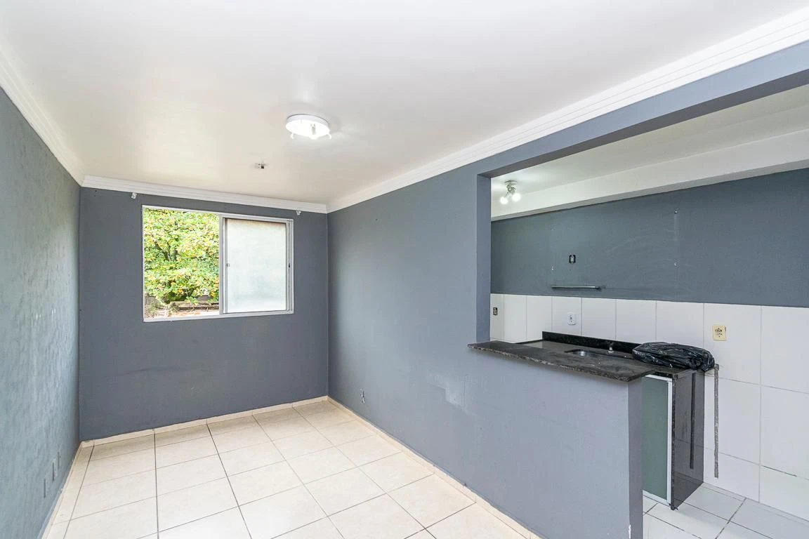 Apartamento com 2 quartos e cozinha integrada