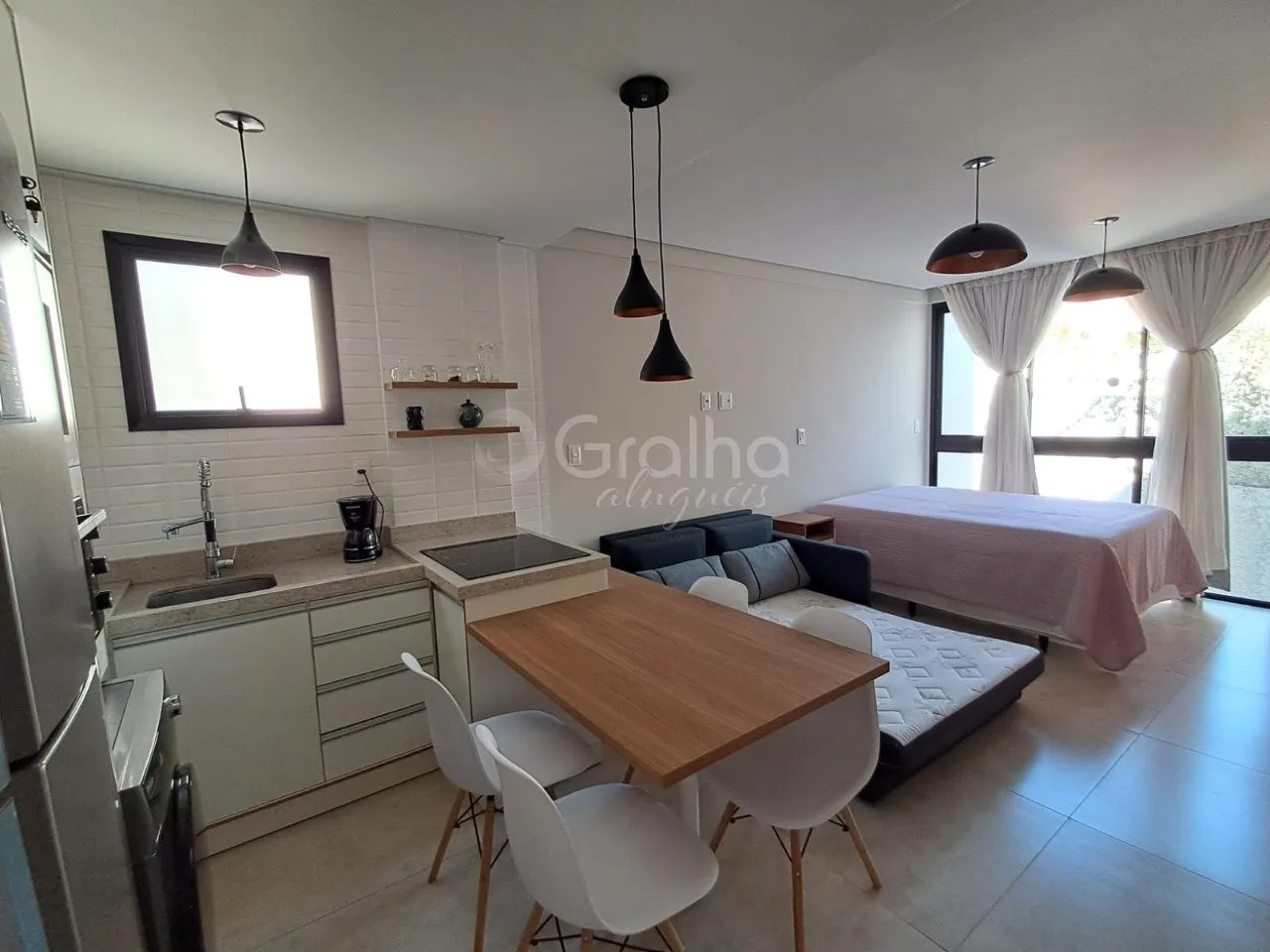 Меблированное студио 32 м² с кухней-американо — photo 3