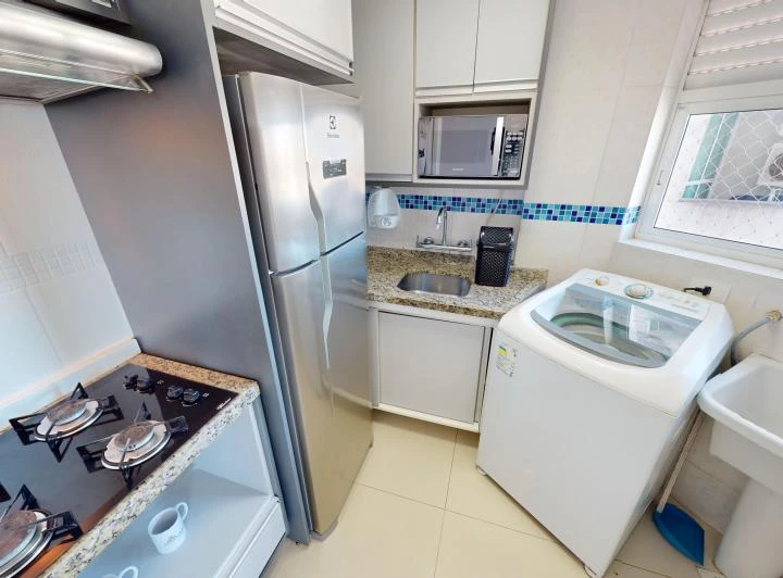 Furnished 44 m² apartment with 1 bedroom and balcony
