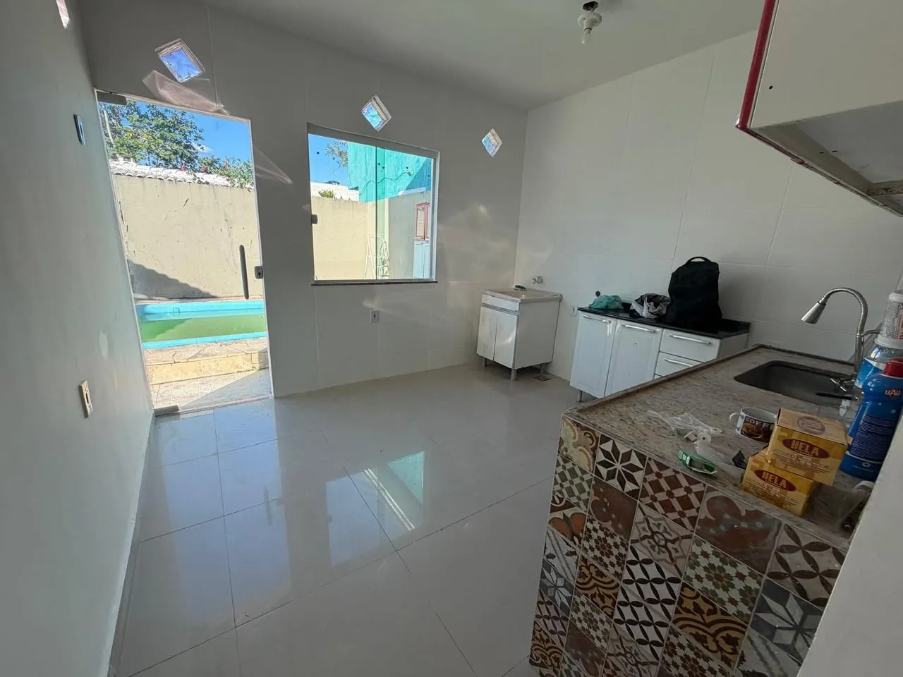 Casa com cozinha integrada e 3 quartos