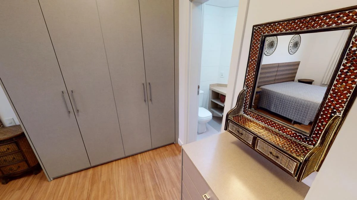 2-bedroom apartment with a washing machine in Curitiba — photo 15