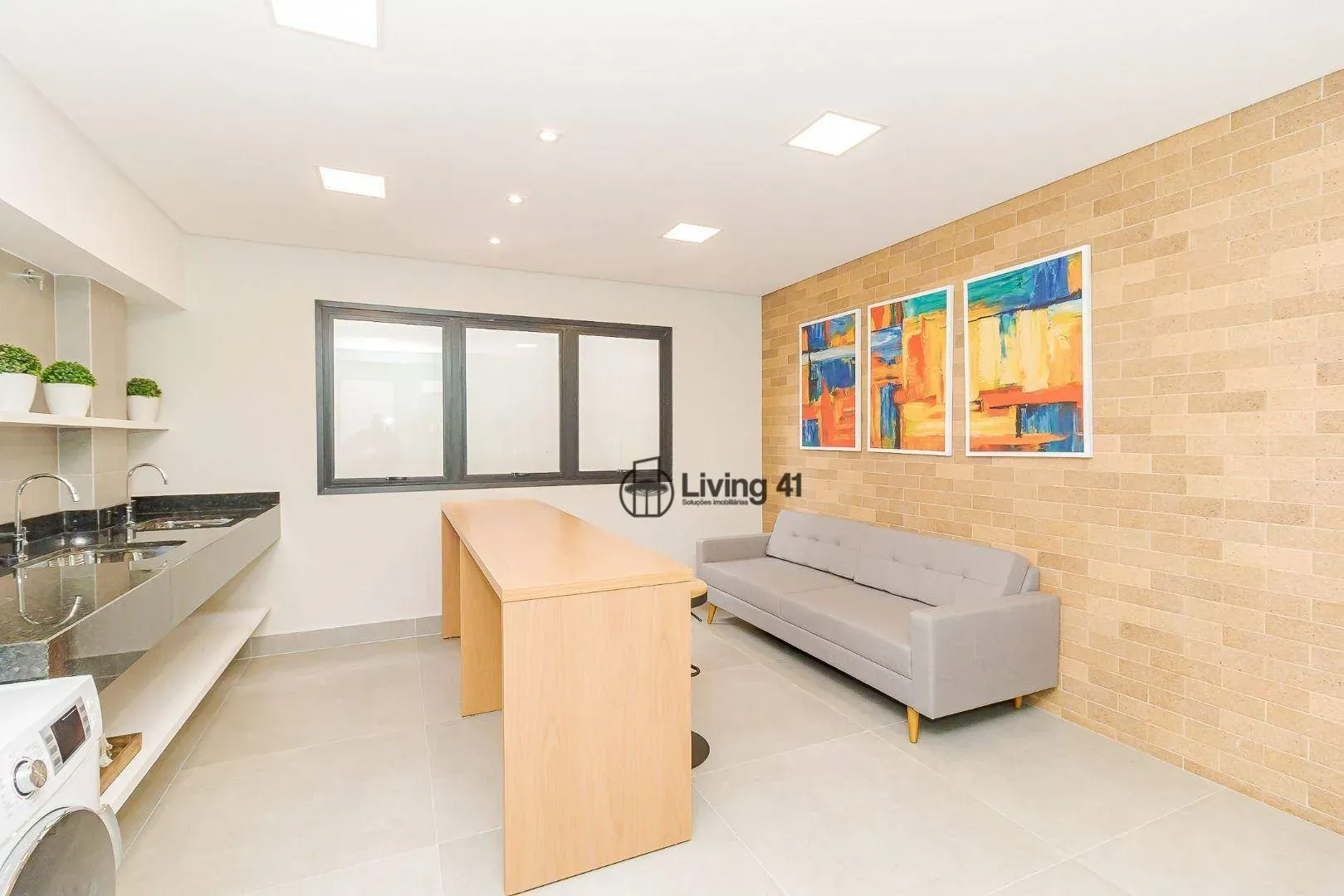 Studio mobiliado de 50 m² com 1 quarto e churrasqueira privativa — photo 18