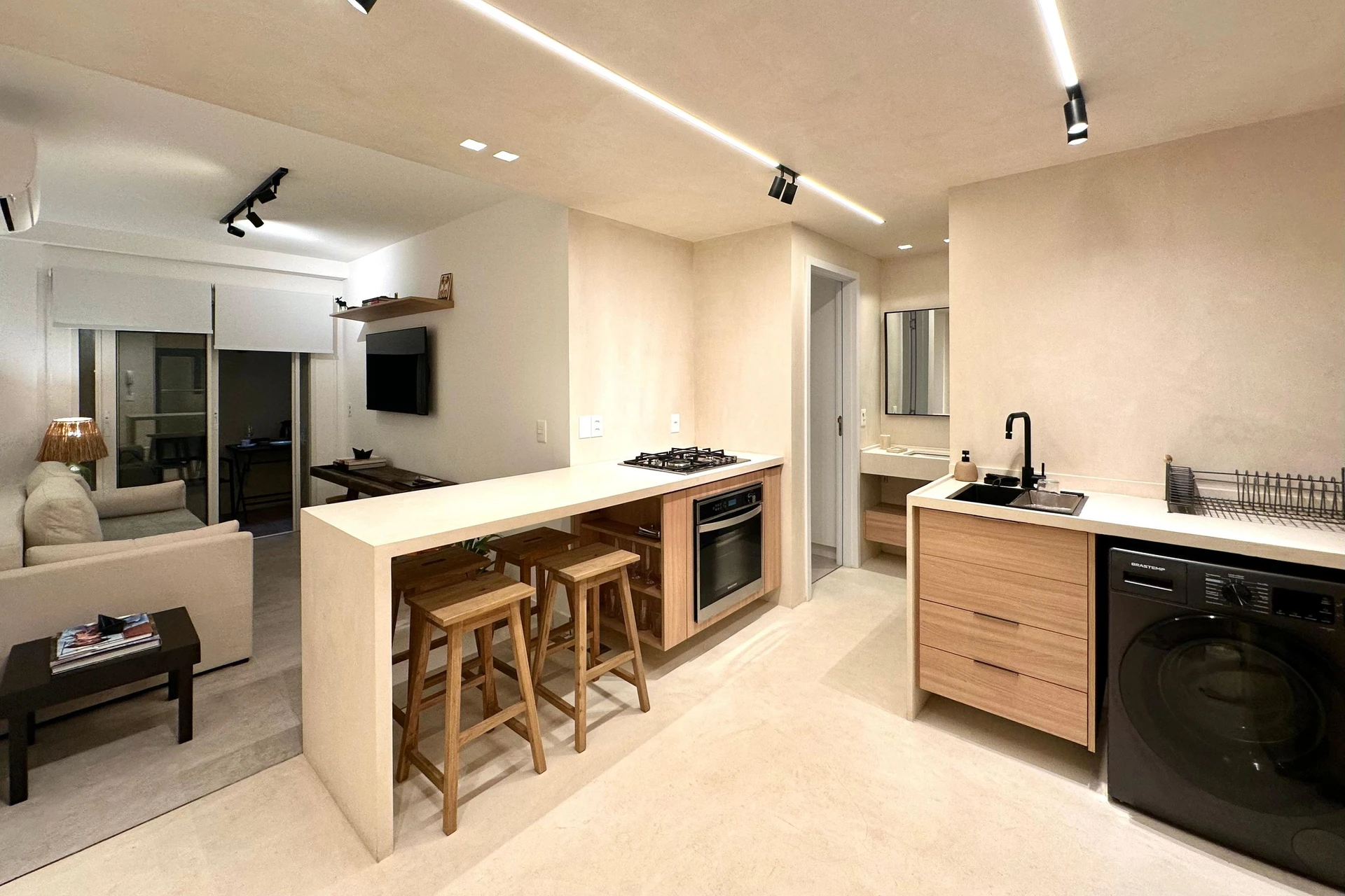 Apartamento de 1 quarto com varanda gourmet, Lagoa — photo 7