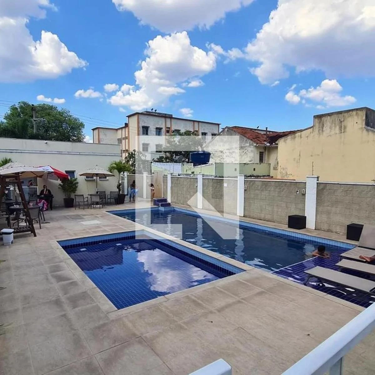 42 m² apartment with 2 bedrooms and 1 parking spot