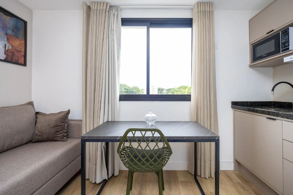 Меблированная студия 17 м² на 5 этаже, компактная кухня — photo 5