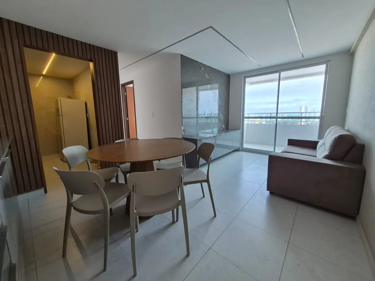Furnished apartment with an open-plan kitchen and gas stove — photo 16