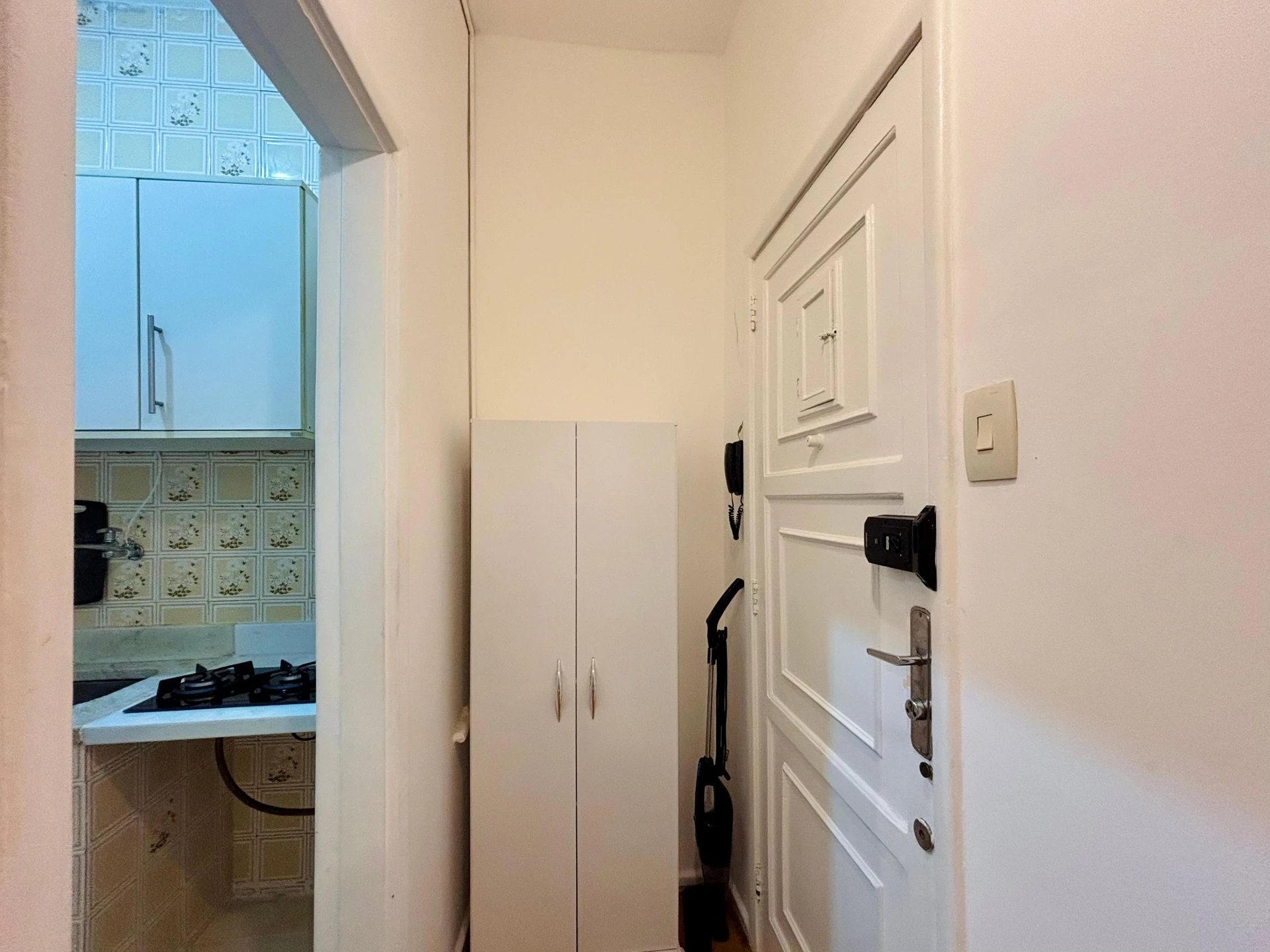 Furnished 1-bedroom apartment with a gas stove kitchen — photo 2