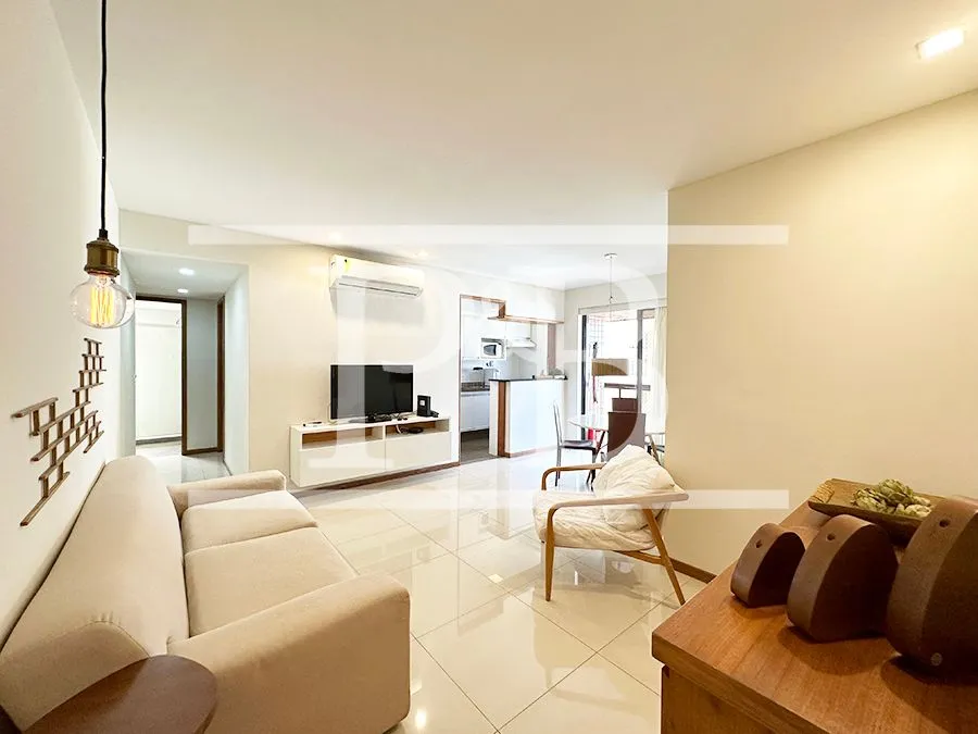 Furnished 2-bedroom apartment with 2 bathrooms